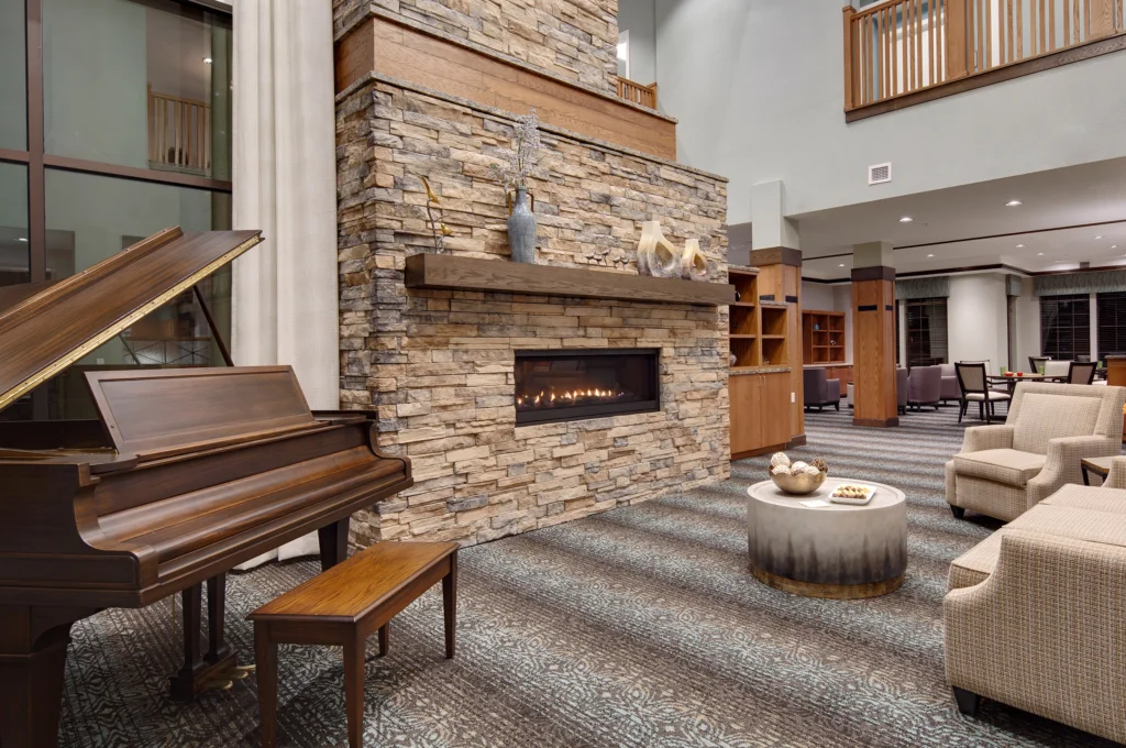 Living Room with Piano