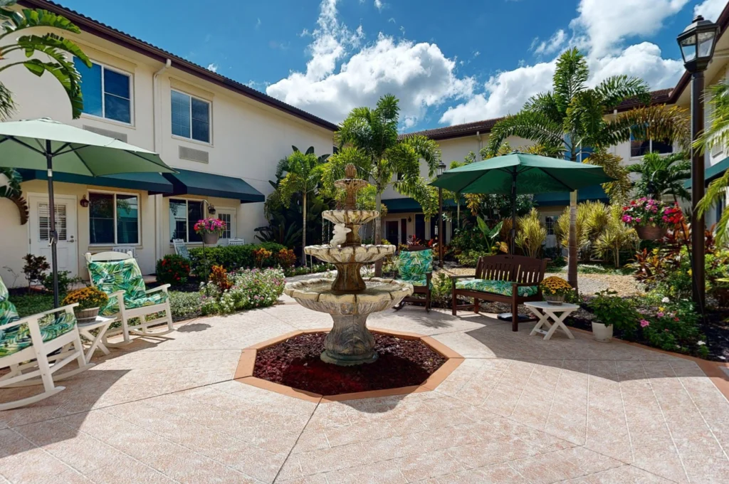 Courtyard with Fountain
